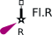 Lighted beacon on standard charts